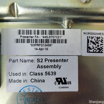 NCR 4450757321 S2 プレゼンターアセンブリ F&A FRU 66xx ATMモジュールスペア