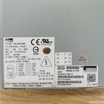 Wincor 1750194023 電源 CMD II 161w C4060 ATM スペアパーツ