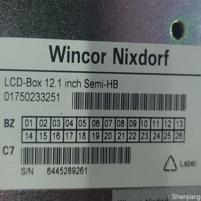 Wincor 1750233251 12.1 インチ 高明なLCDディスプレイ 2550 シネオATM 部品