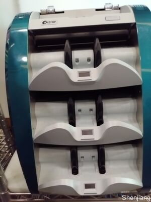 キサンの紙幣整理機 金銭カウンター検出器 青色 LEDディスプレイ付き スマートK3 S16E01-3659