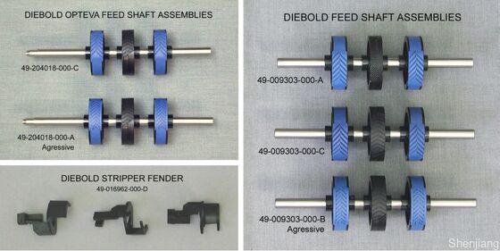 新しいオリジナルDiebold ATM部品 Diebold Opteva 2.0 フィードシャフト 49204018000d 49-204018-000d ラバー